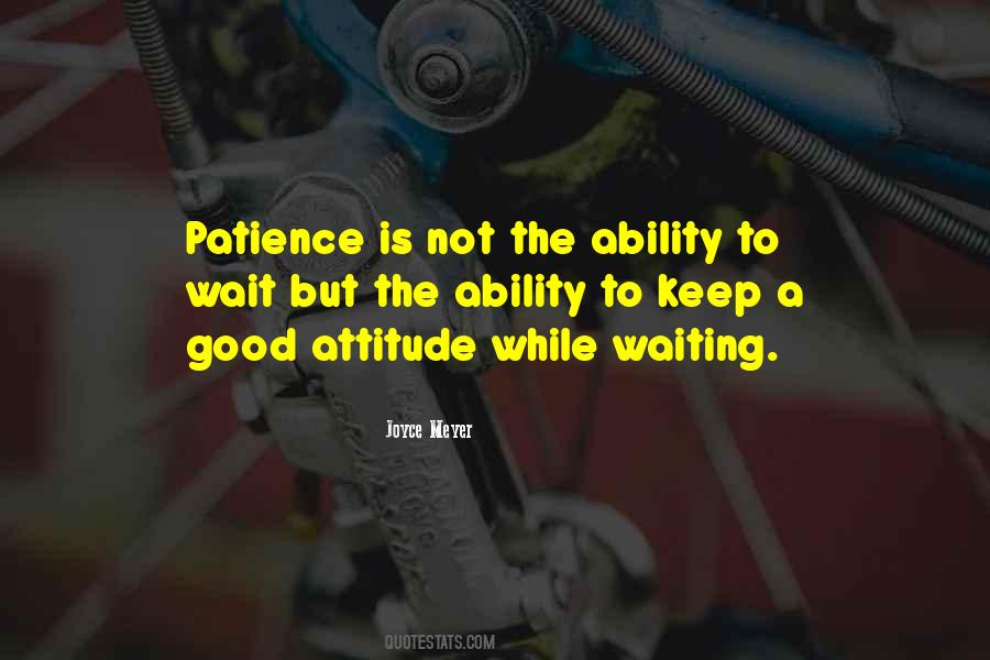 Waiting Patience Quotes #1075974