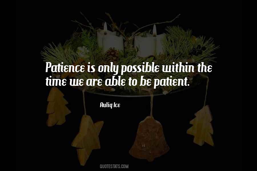 Waiting Patience Quotes #1169883