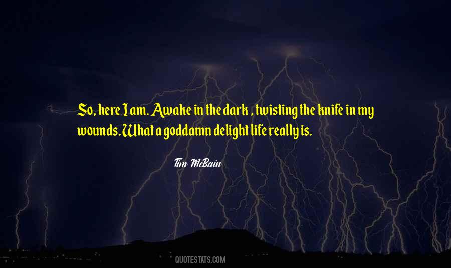 My Life Is In Dark Quotes #187123