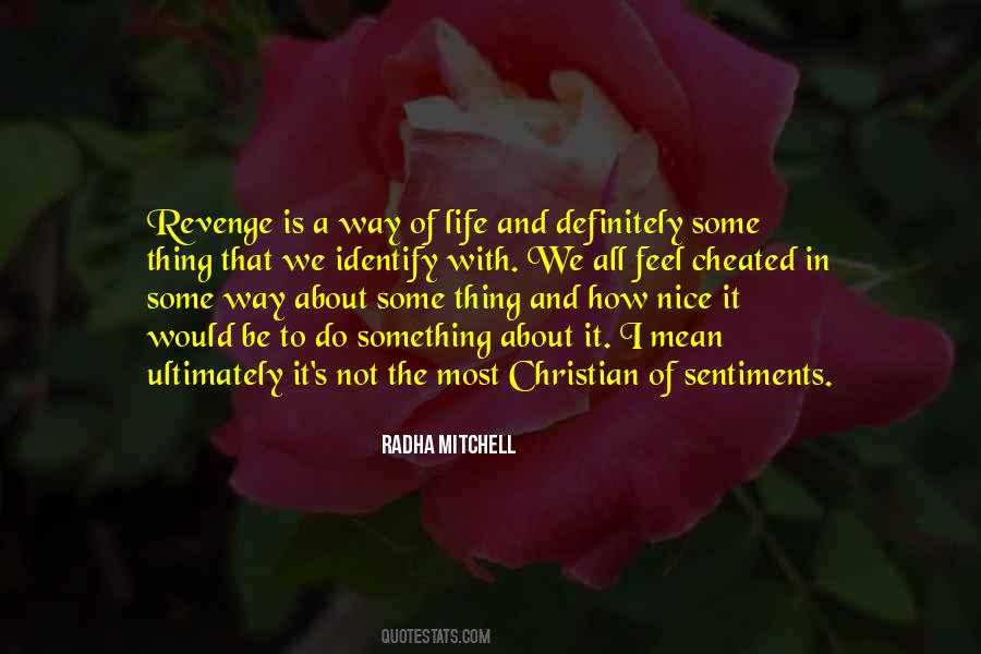 Revenge Is Quotes #1872171