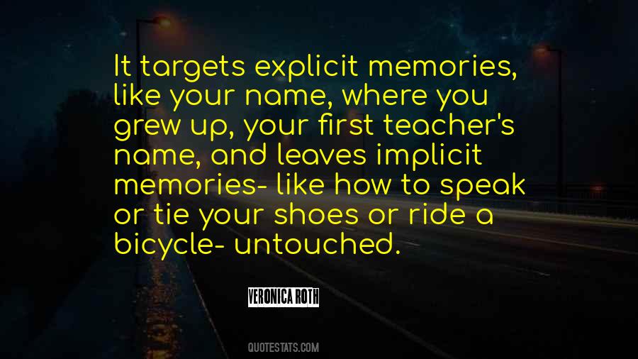 First Memories Quotes #1097502