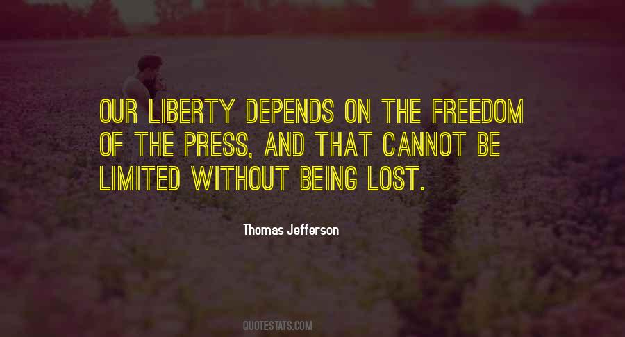 Liberty Lost Quotes #348014