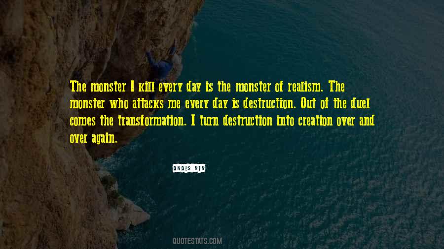 Create A Monster Quotes #104919