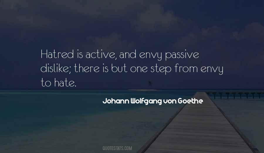 Envy And Hatred Quotes #1031377