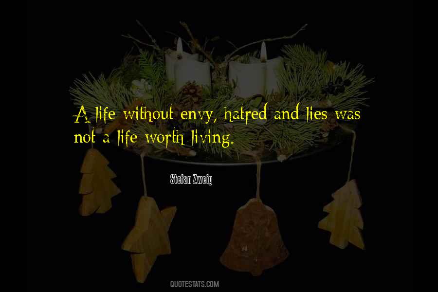 Envy And Hatred Quotes #953652
