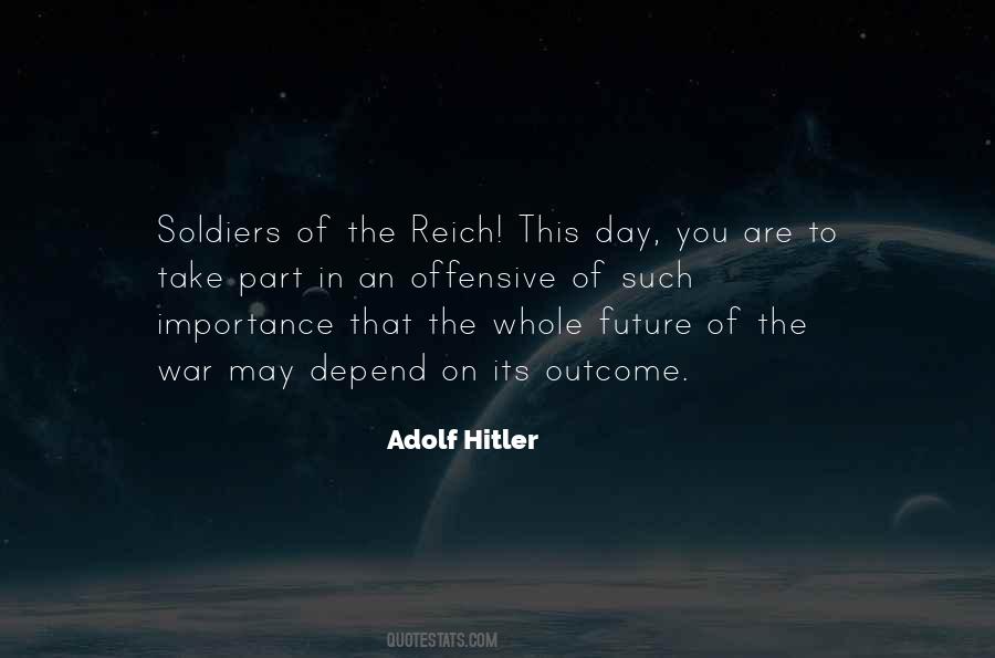 Hitler War Quotes #1161025
