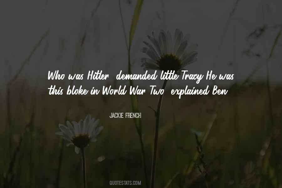 Hitler War Quotes #281547