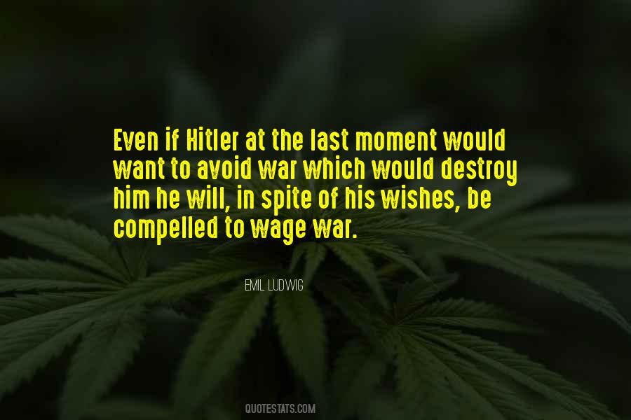 Hitler War Quotes #686770