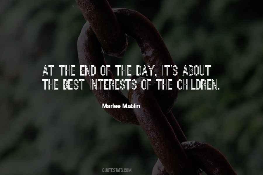 Best End Of The Day Quotes #1082799