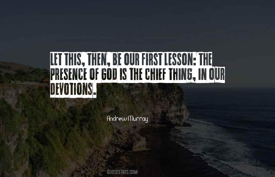 God Lesson Quotes #1172395