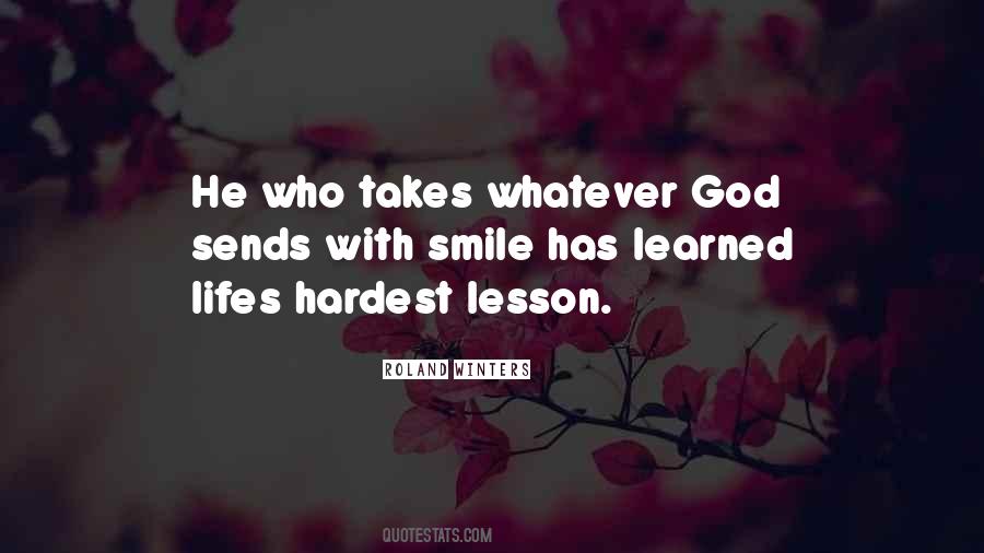God Lesson Quotes #501239