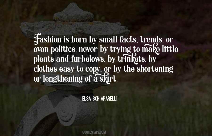 Small Fashion Quotes #20169