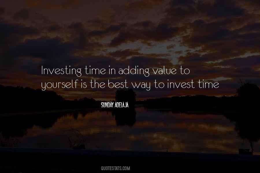 Time Investing Quotes #389839