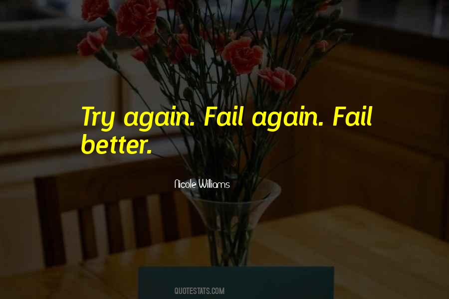 If You Fail Try Again Quotes #30946