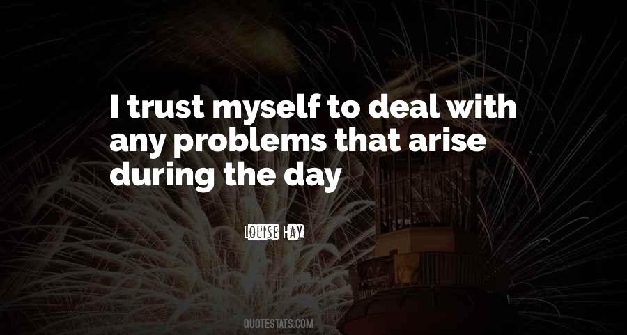 Trust Problems Quotes #1275530
