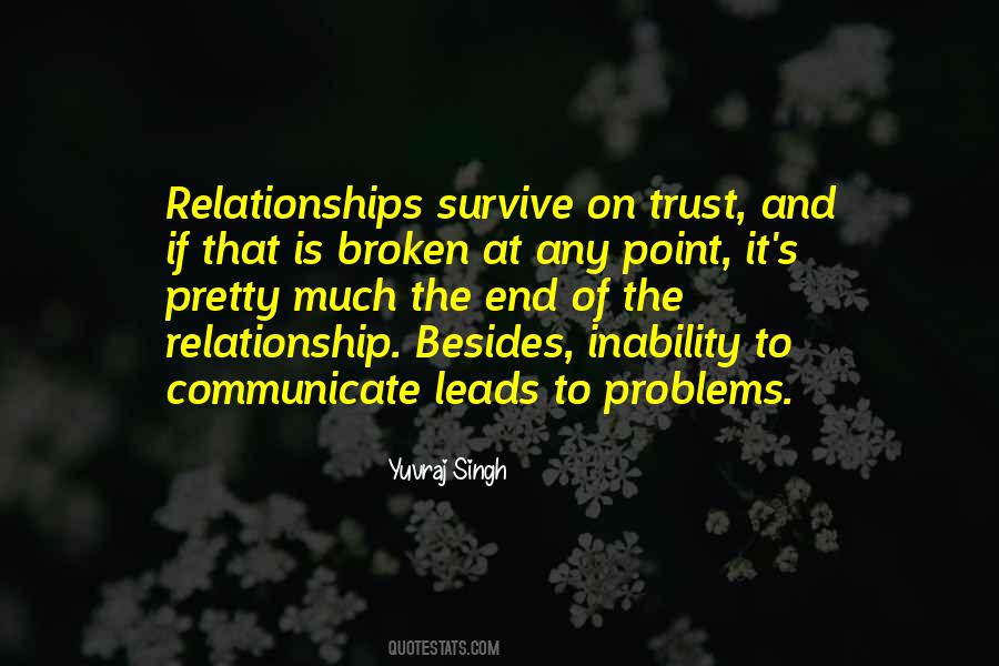 Trust Problems Quotes #1286069