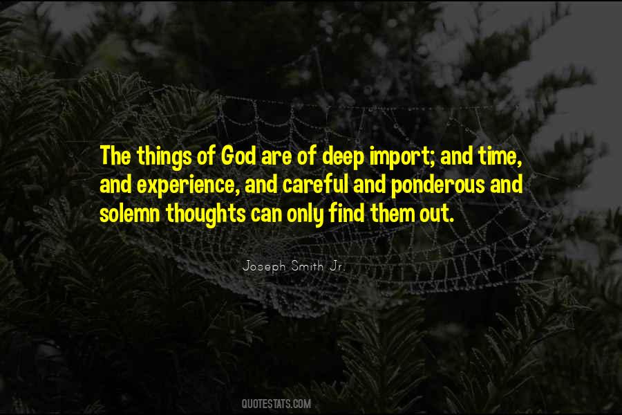 Thoughts Of God Quotes #1588361