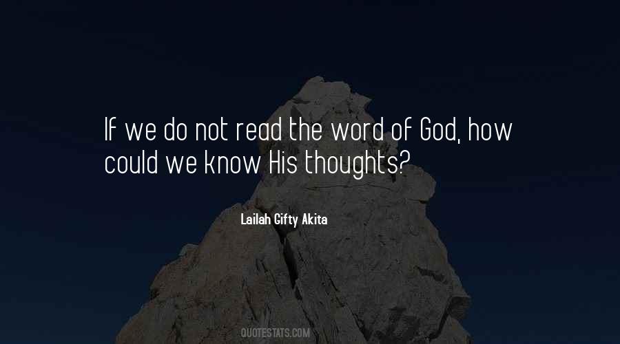 Thoughts Of God Quotes #168126