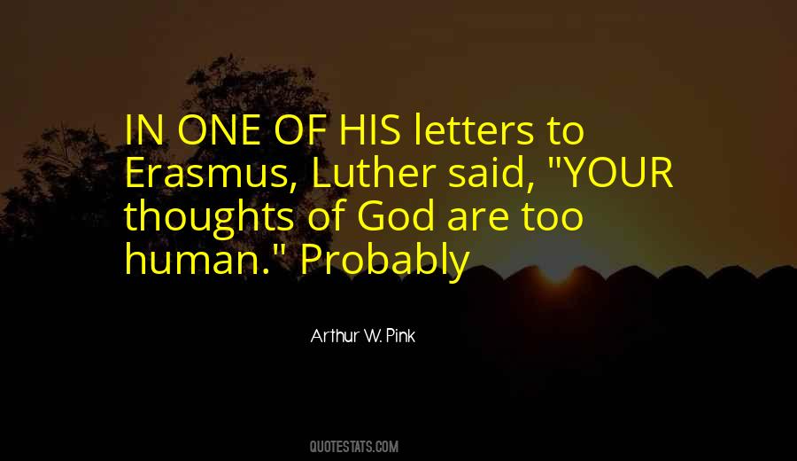 Thoughts Of God Quotes #392795