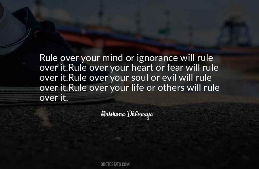 Rule Your Life Quotes #1411298