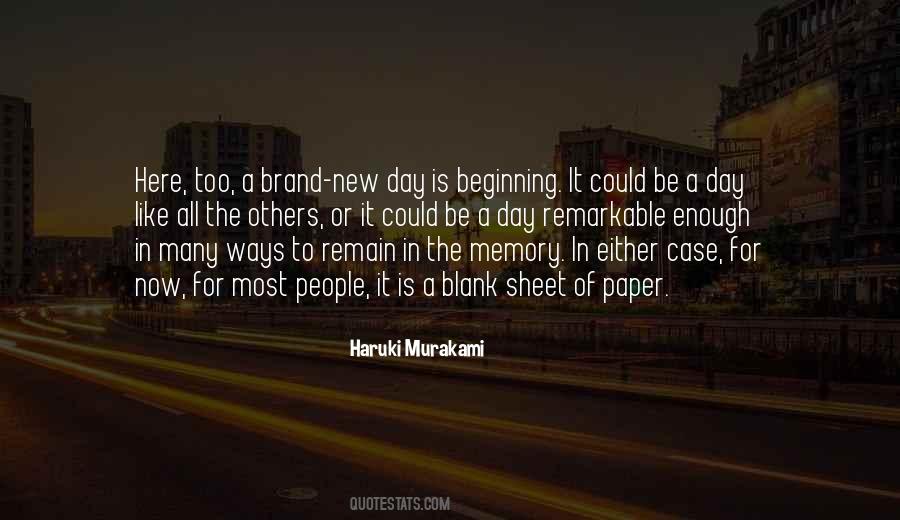 Brand New Beginning Quotes #272945