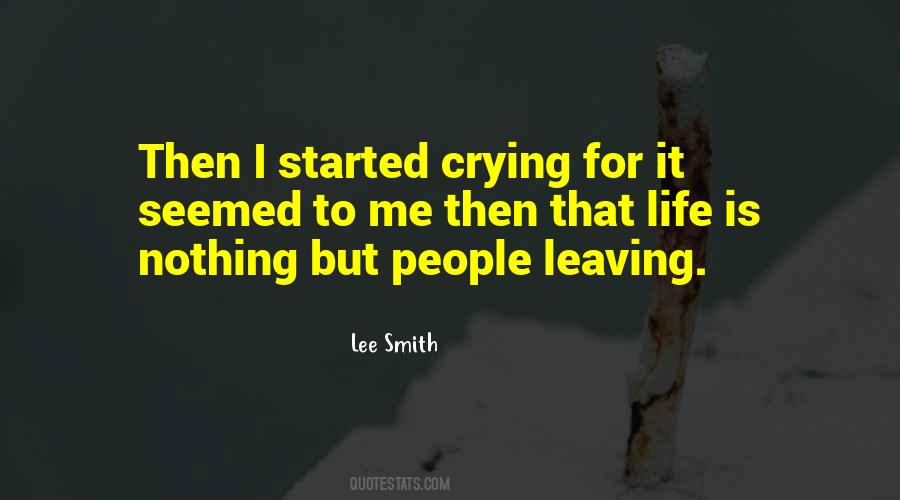 Life Crying Quotes #1277389