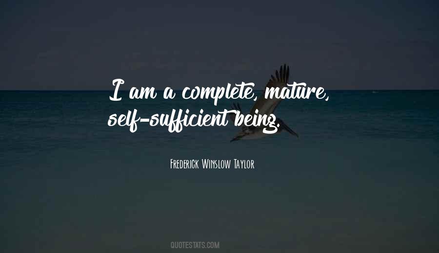Mature Self Quotes #1557565