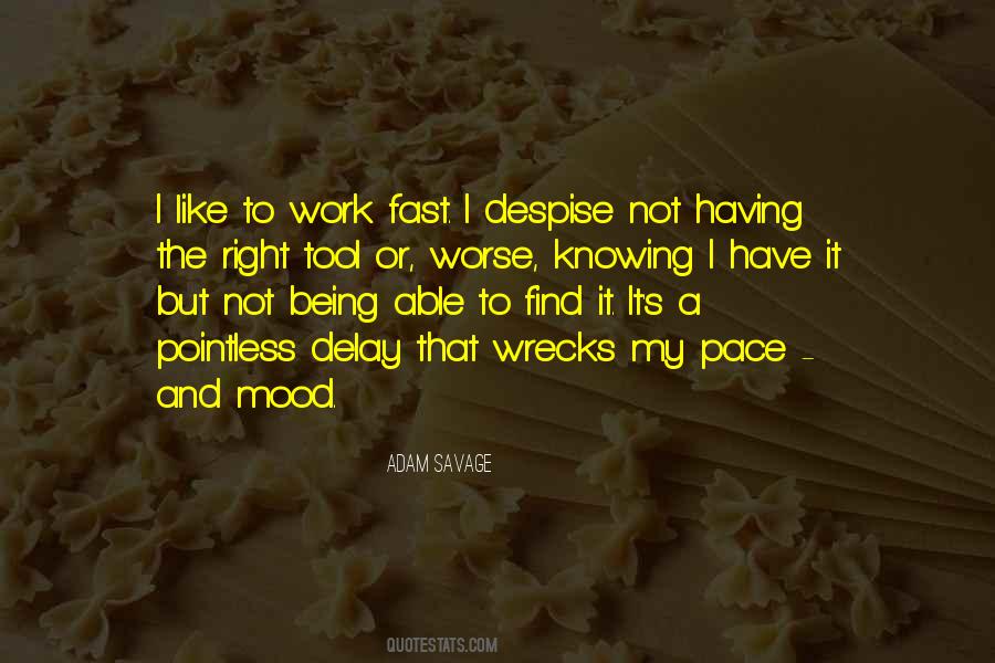 Work At Your Own Pace Quotes #1679414