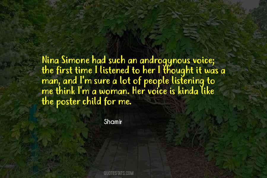 Child Voice Quotes #1192292