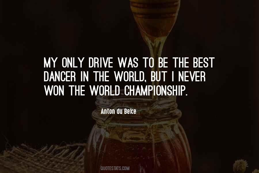 Best Drive Quotes #1457318