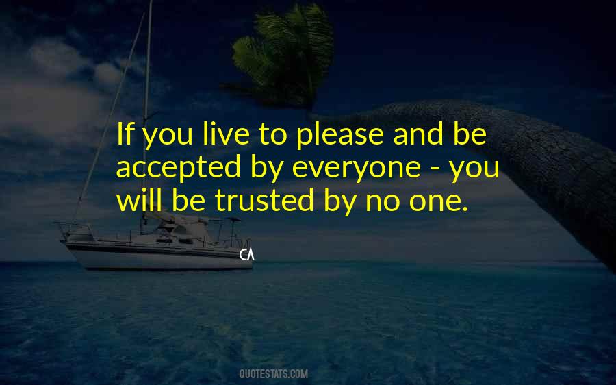 No One Trusted Quotes #876831