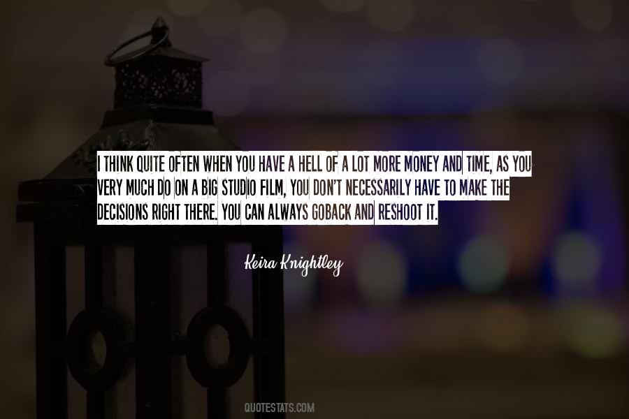 Time To Make A Decision Quotes #1789903