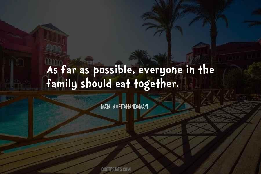 Family Eat Quotes #501546