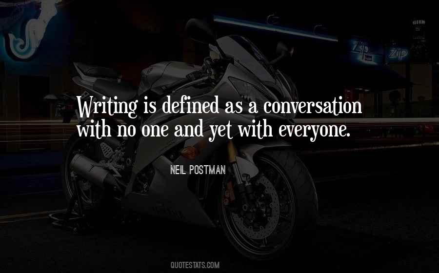 Reading Is A Conversation Quotes #546608