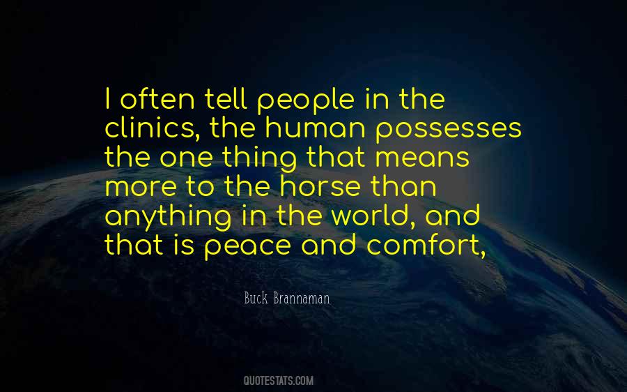 Horse Peace Quotes #1663867