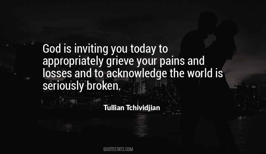 God Grieving Quotes #908700