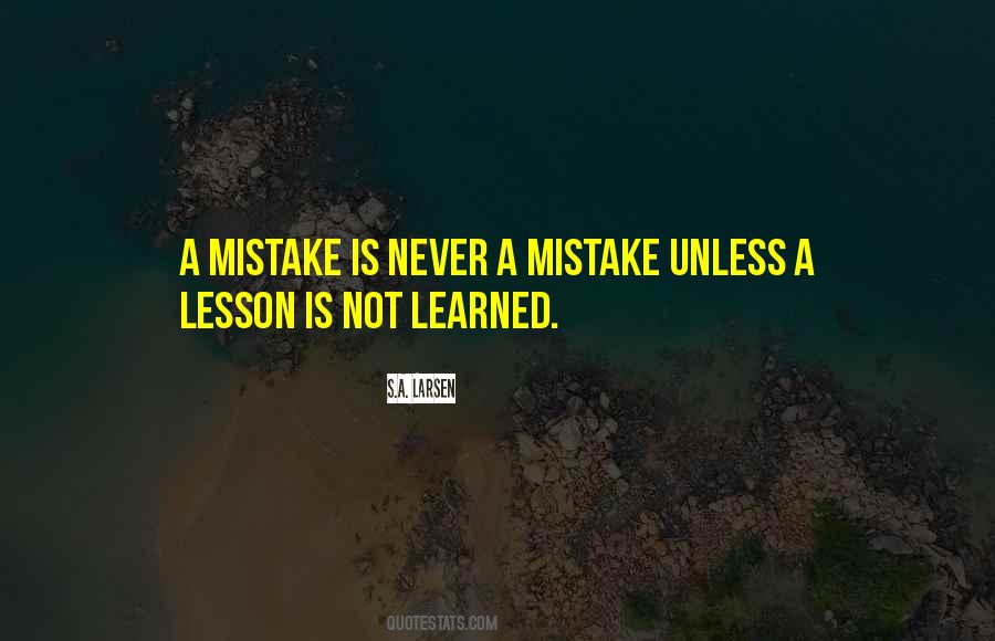 A Lesson Quotes #1230844