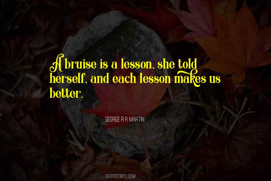 A Lesson Quotes #1392330