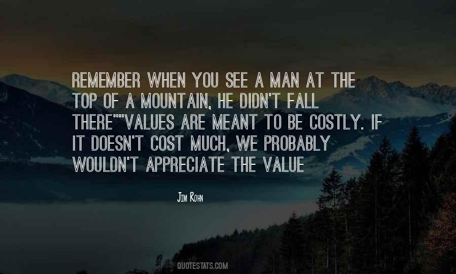 Be A Man Of Value Quotes #1118137