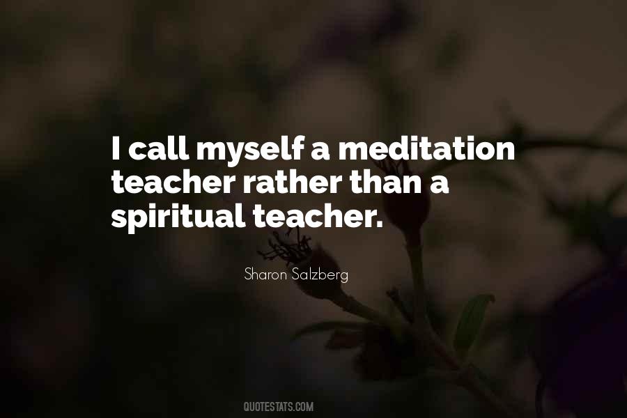 Meditation Spiritual Quotes #1179805