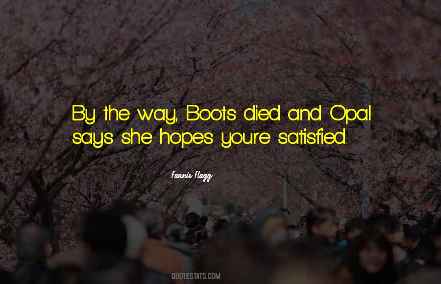 No One Is Satisfied Quotes #17090