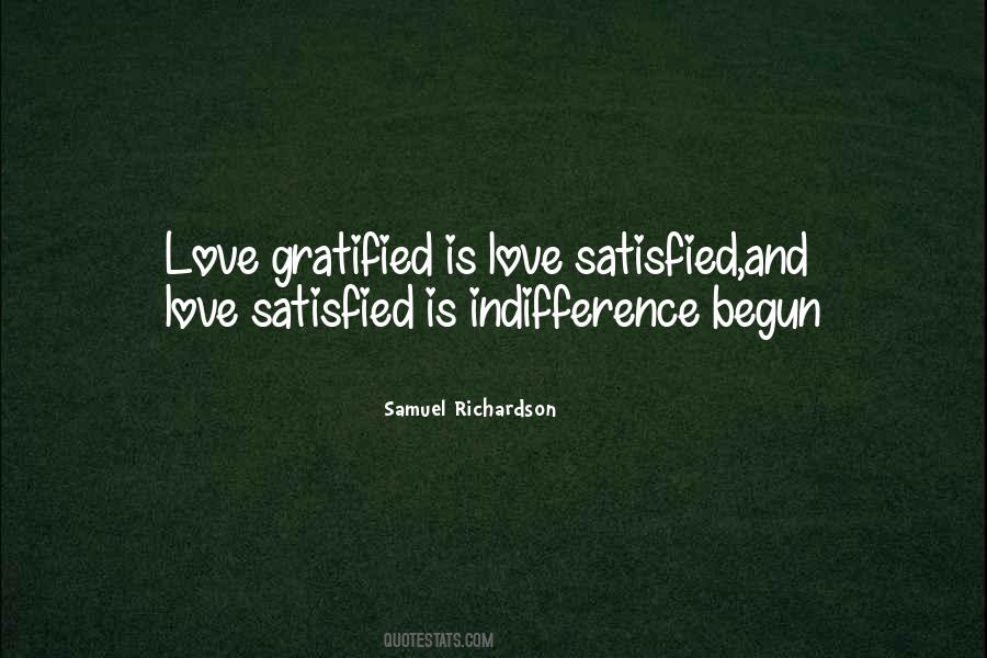 No One Is Satisfied Quotes #30265