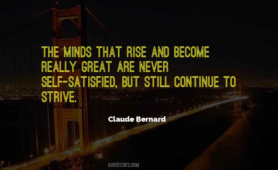 No One Is Satisfied Quotes #54580