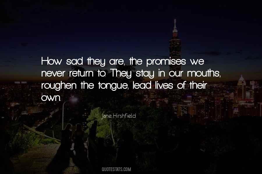 Promise Sad Quotes #1186024