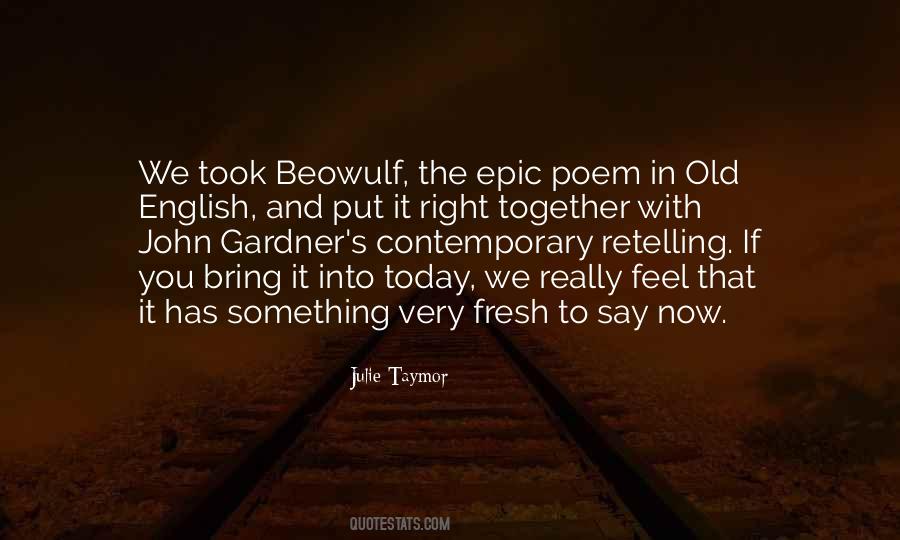 Epic Poem In Quotes #395346