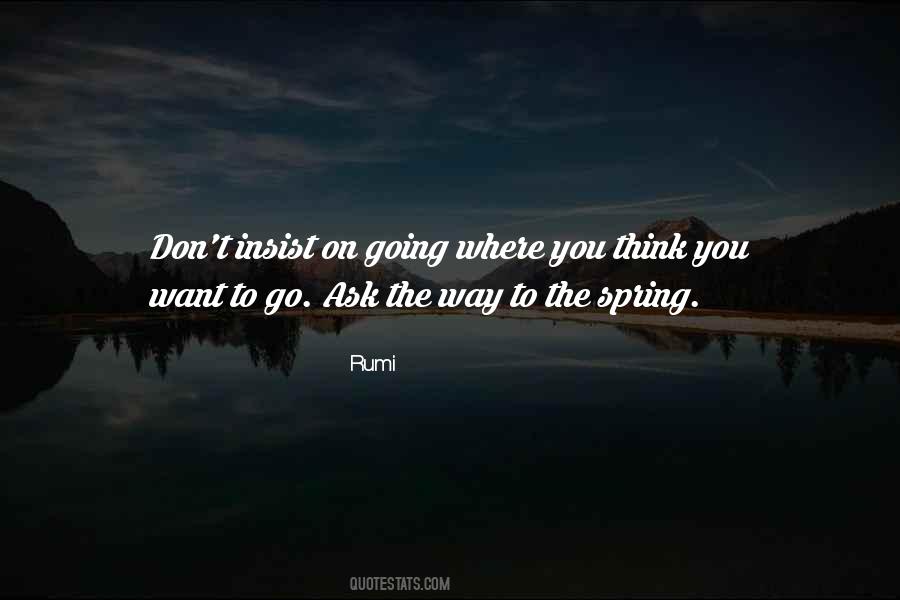 Quotes About Spring On The Way #1504829