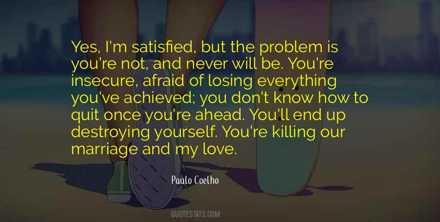 Not Insecure Quotes #1643690