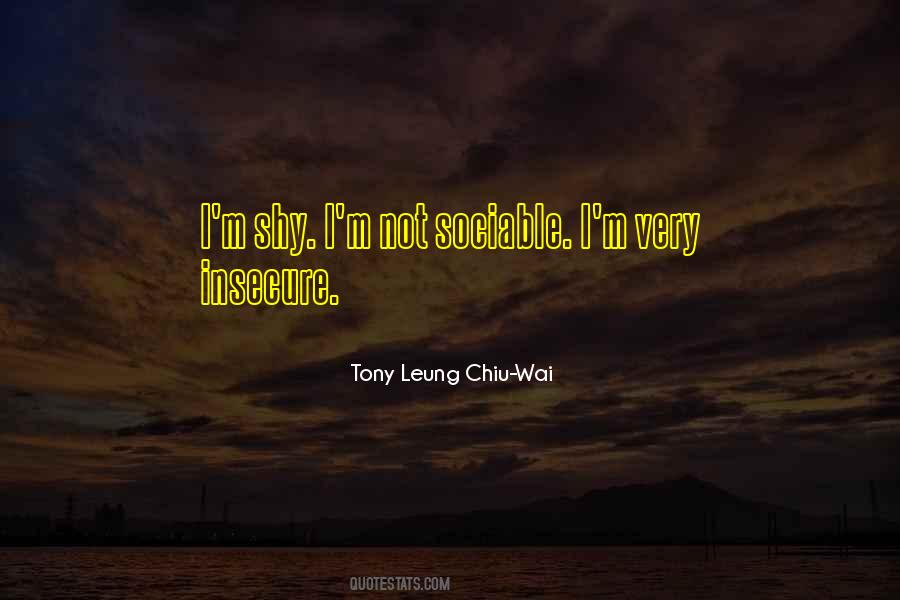 Not Insecure Quotes #1702450