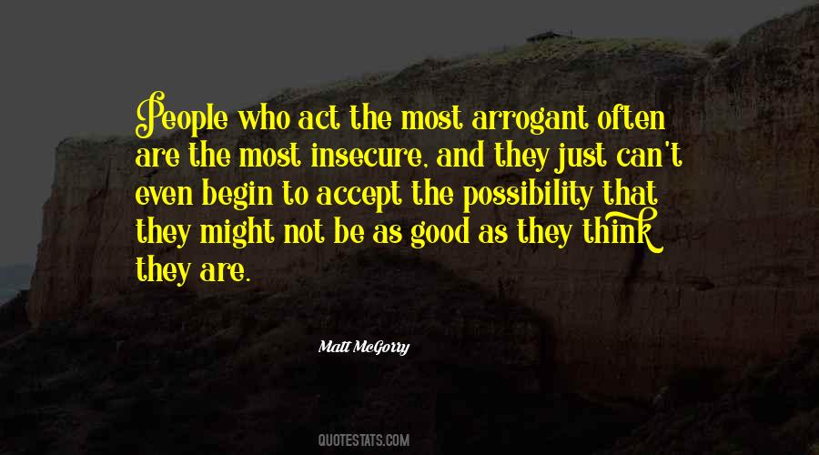 Not Insecure Quotes #967874