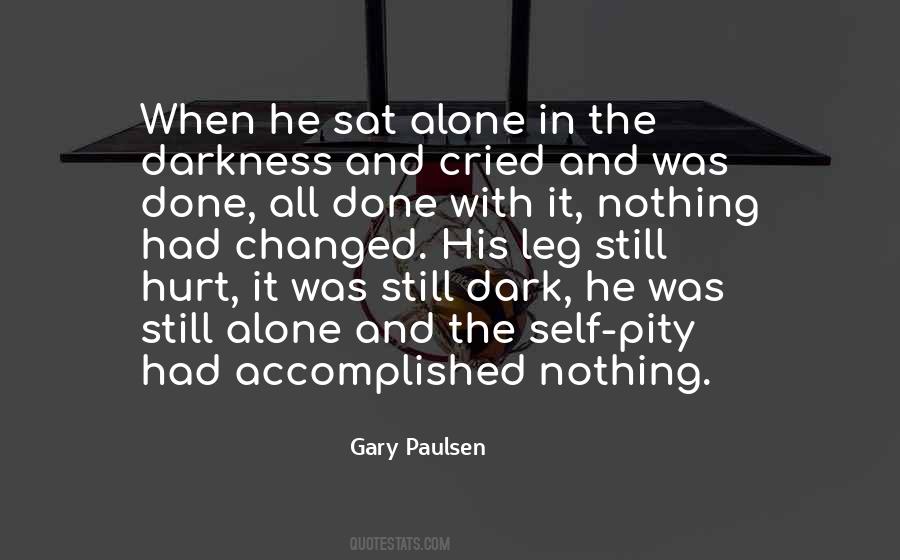 Alone In The Darkness Quotes #794310